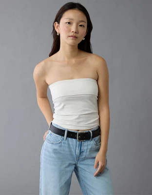Bustier tubulaire rabattable en tricot tendance AE