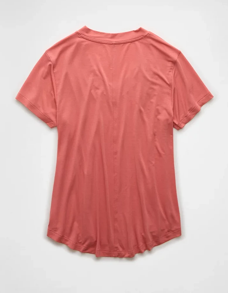 AE Soft & Sexy Oversized V-Neck T-Shirt