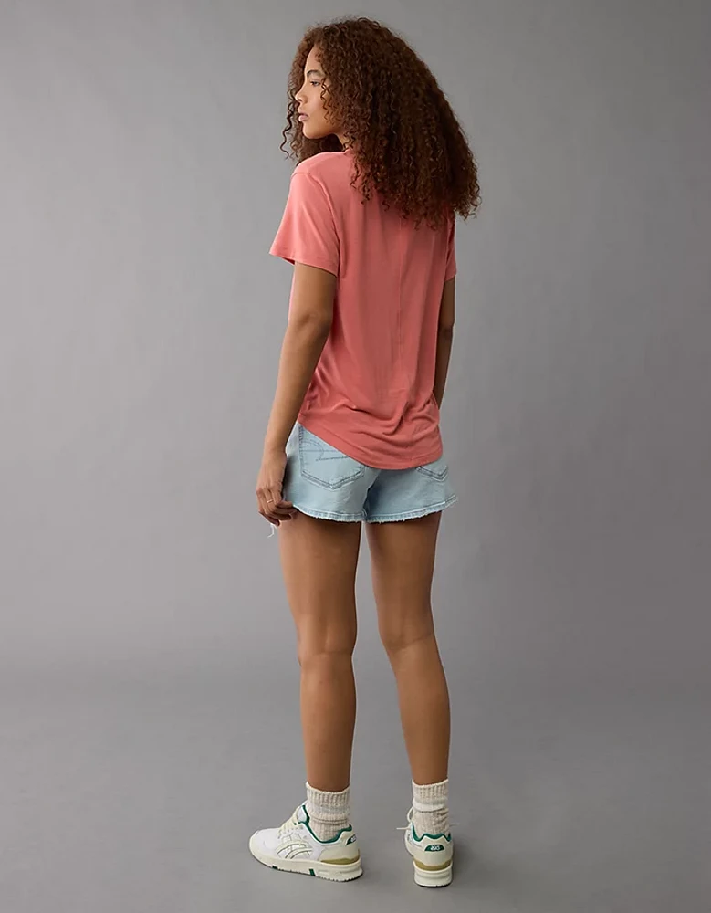 AE Soft & Sexy Oversized V-Neck T-Shirt