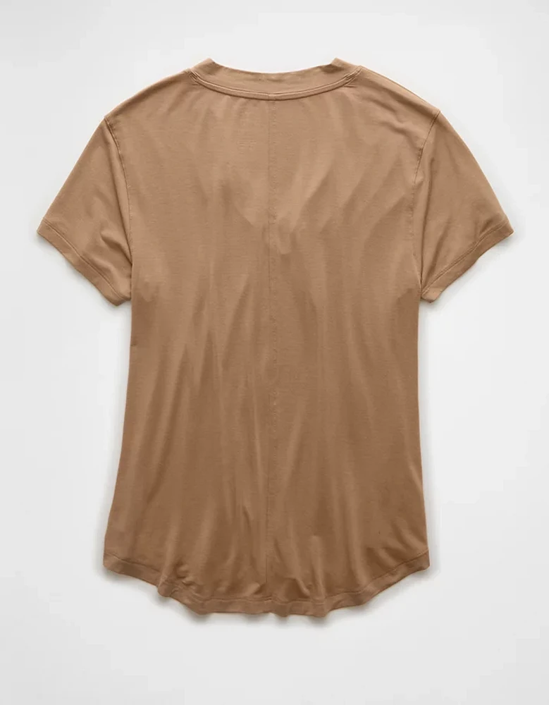 AE Soft & Sexy Oversized V-Neck T-Shirt