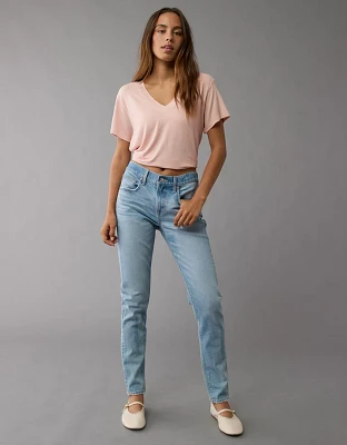 AE Soft & Sexy Oversized V-Neck T-Shirt