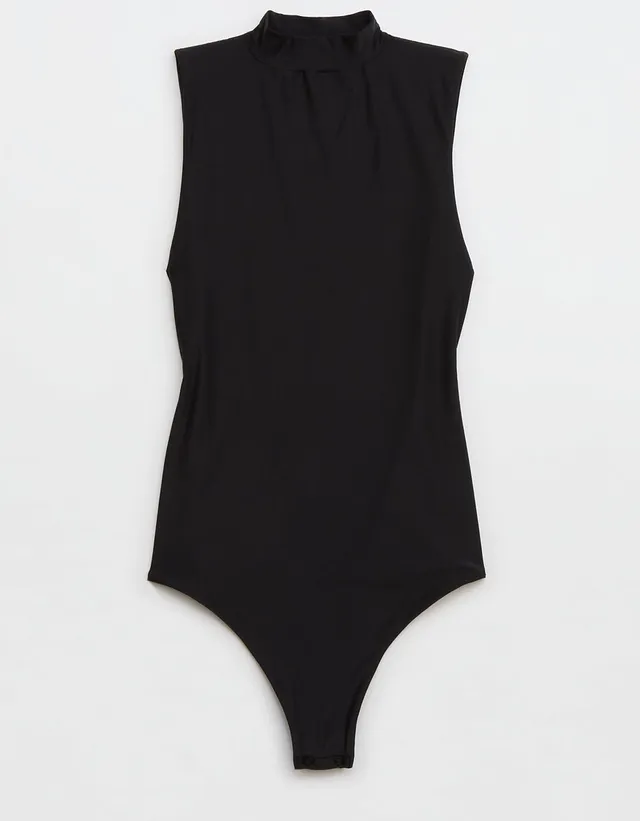 Aerie SMOOTHEZ Mock Neck Bodysuit