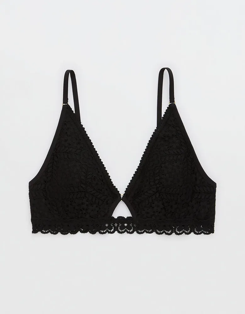 Aerie Show Off Cozy Lace Padded Bralette