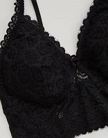 Show Off Coquette Lace Padded Bralette