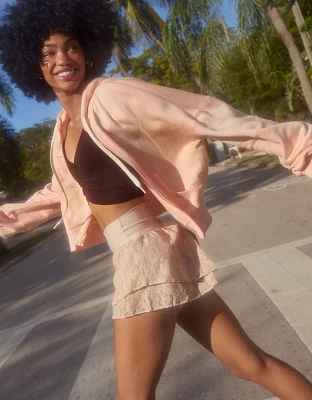 OFFLINE By Aerie Real Me Lace Flowy Short