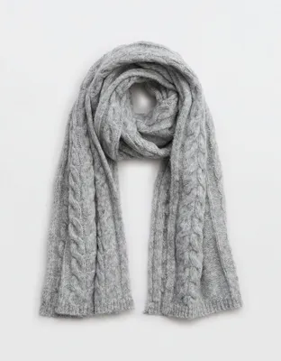 Aerie Marled Cable Scarf