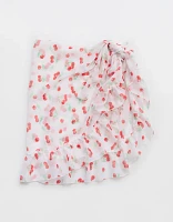 Aerie Chiffon Ruffle Mini Sarong