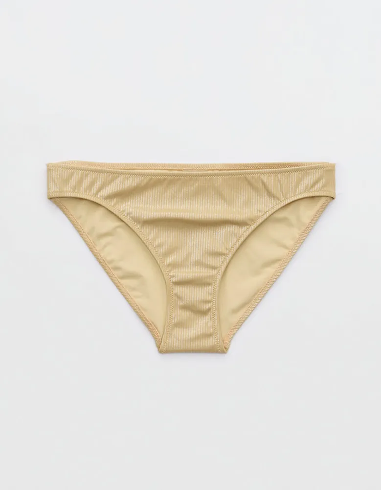 Aerie Metallic Full Coverage Bikini Bottom