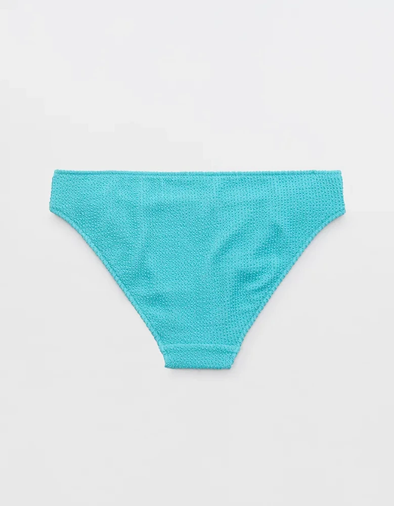 Aerie Shimmery Crinkle Full Coverage Bikini Bottom