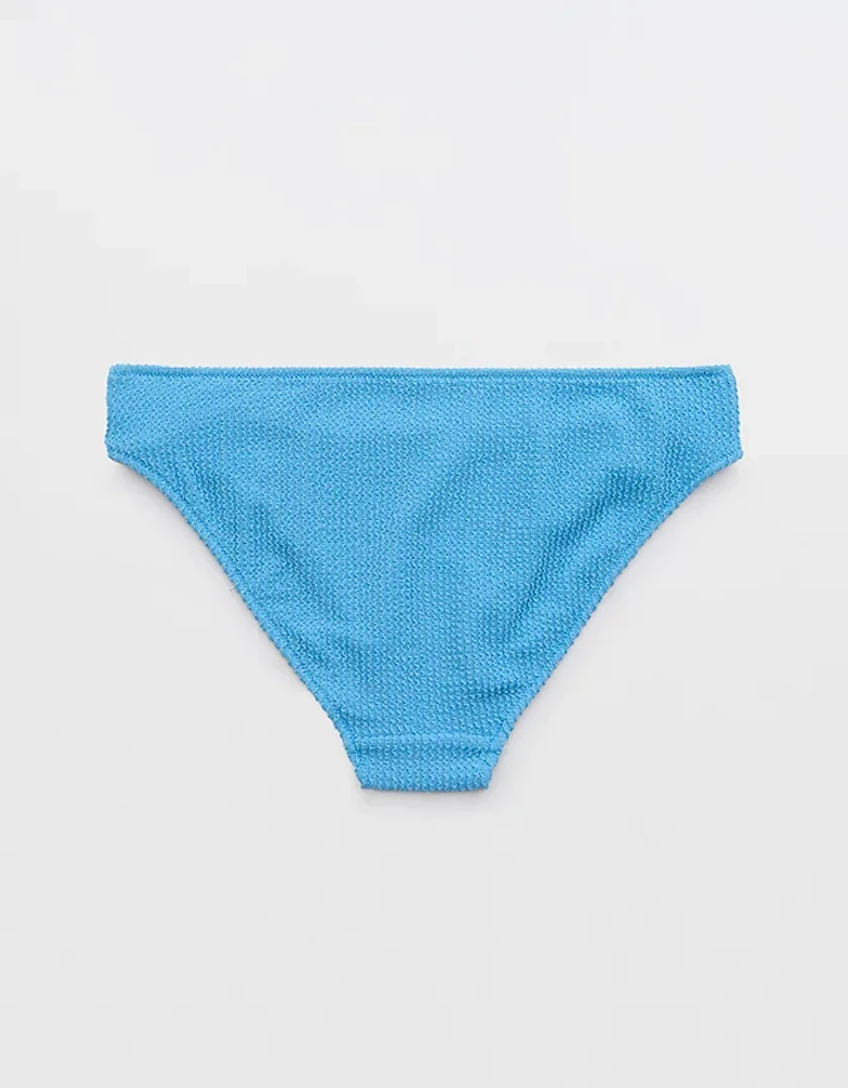 Aerie Shimmery Crinkle Full Coverage Bikini Bottom