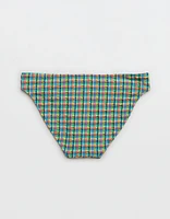 Aerie Gingham Full Coverage Bikini Bottom