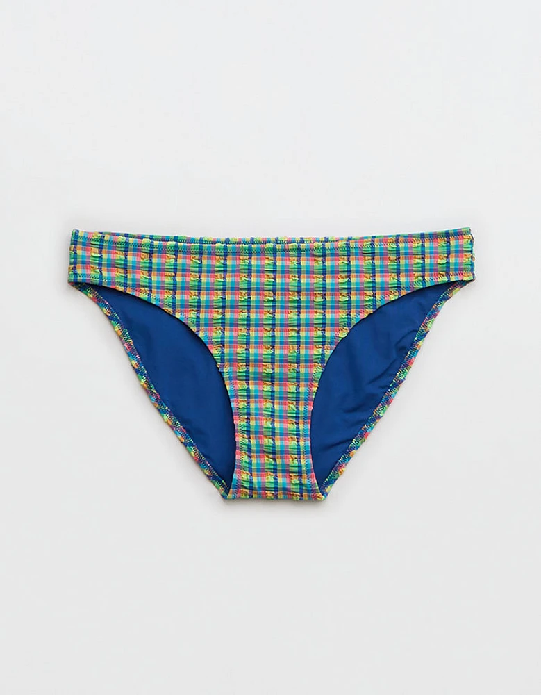 Aerie Gingham Full Coverage Bikini Bottom