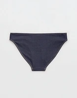 Aerie Denim Full Coverage Bikini Bottom