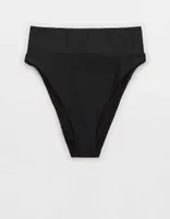 Aerie High Cut Cheeky Bikini Bottom