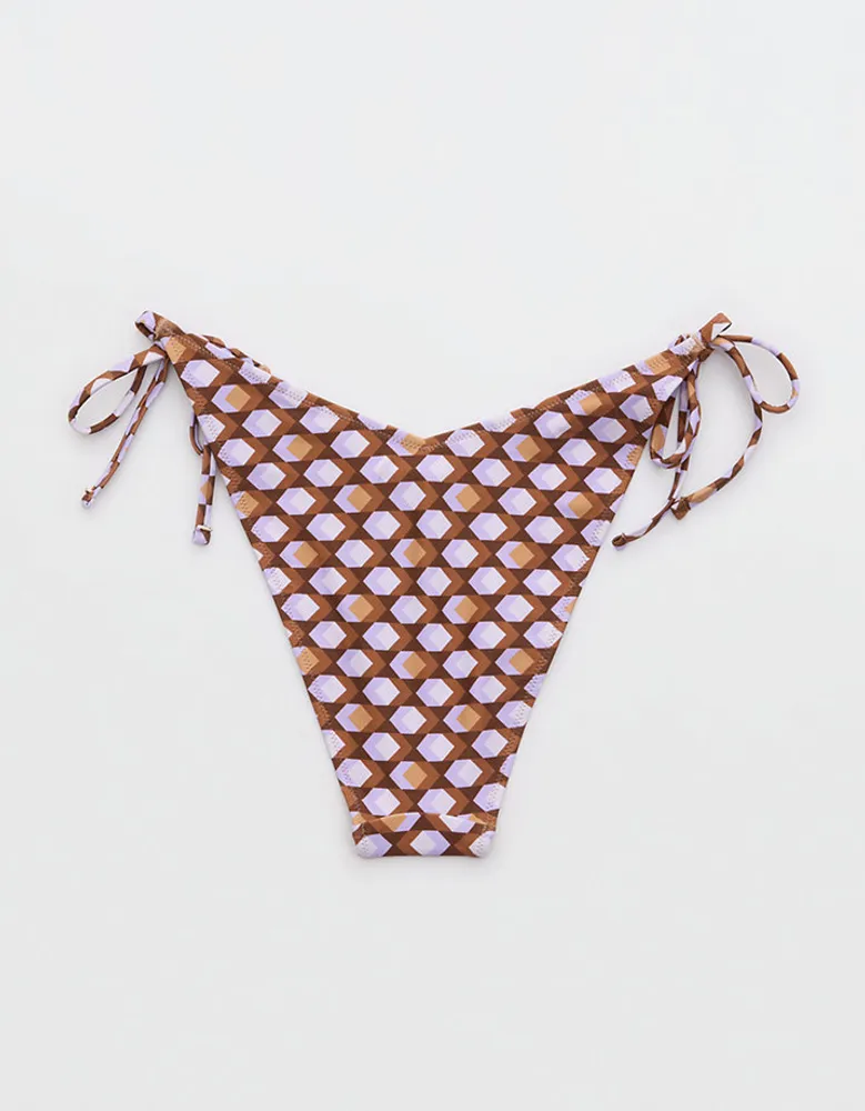 Aerie Low Rise Tie Cheekiest Bikini Bottom