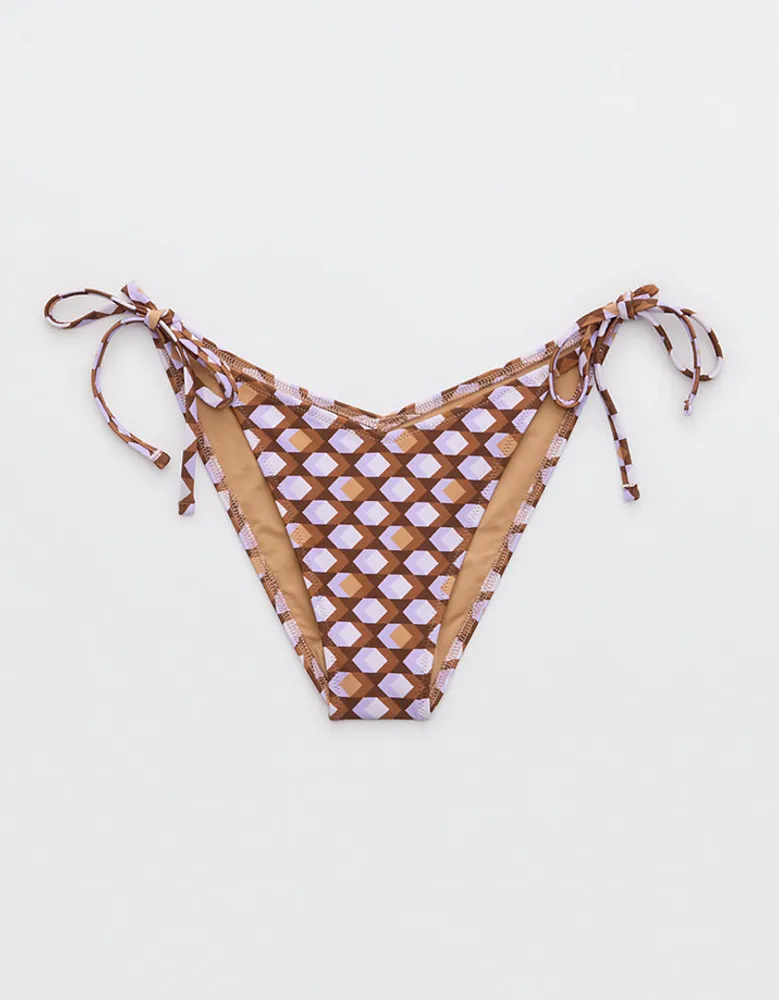 Aerie Low Rise Tie Cheekiest Bikini Bottom