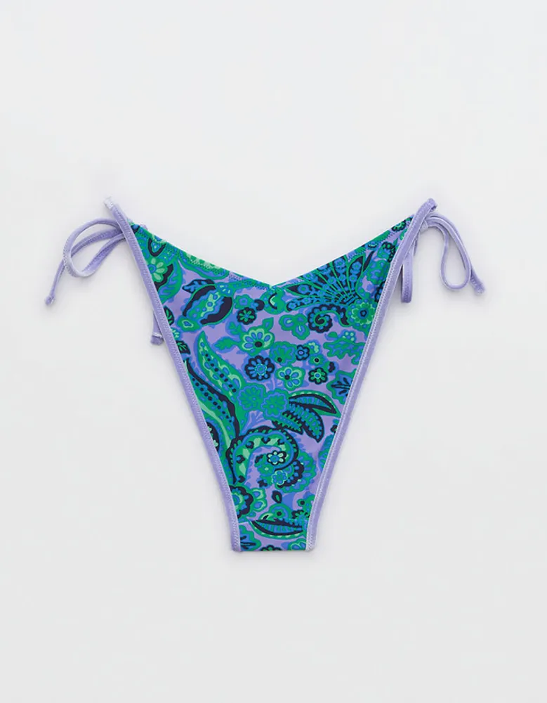 Aerie Low Rise Tie Cheekiest Bikini Bottom