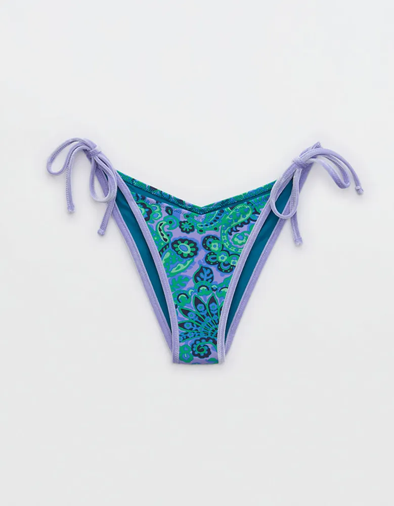 Aerie Low Rise Tie Cheekiest Bikini Bottom