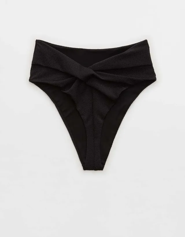 HIGH WAISTED BLACK BIKINI BOTTOM - JACQ'Y JAYE'S BOUTIQUE