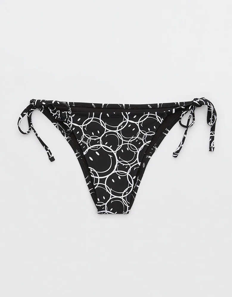 Aerie Smiley® Low Rise Tie Cheekiest Bikini Bottom