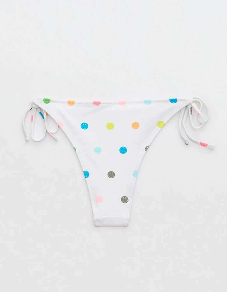 Aerie Smiley® Low Rise Tie Cheekiest Bikini Bottom