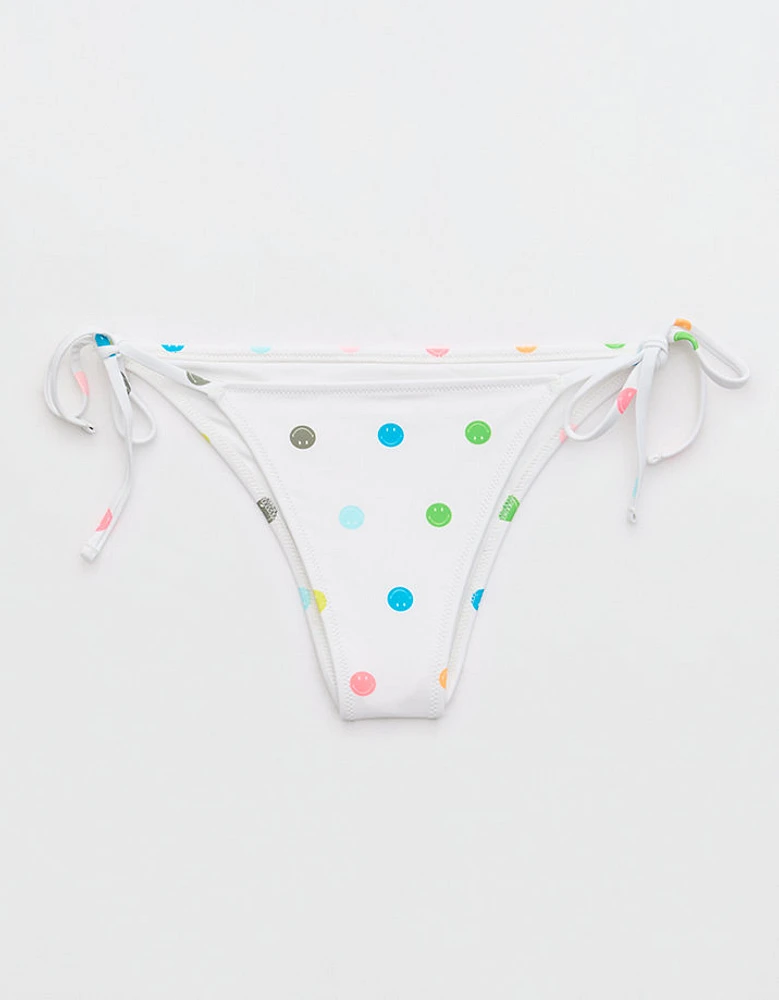 Aerie Smiley® Low Rise Tie Cheekiest Bikini Bottom