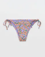 Aerie Smarties Low Rise Tie Cheekiest Bikini Bottom