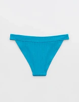 Aerie Crinkle Banded Cheeky Bikini Bottom