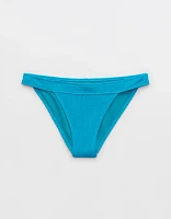 Aerie Crinkle Banded Cheeky Bikini Bottom