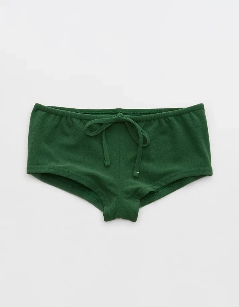 Aerie Terry Boyshort Bikini Bottom