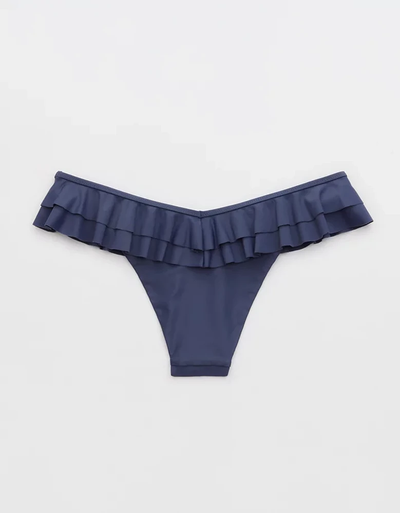 Aerie Ruffle Cheeky Bikini Bottom