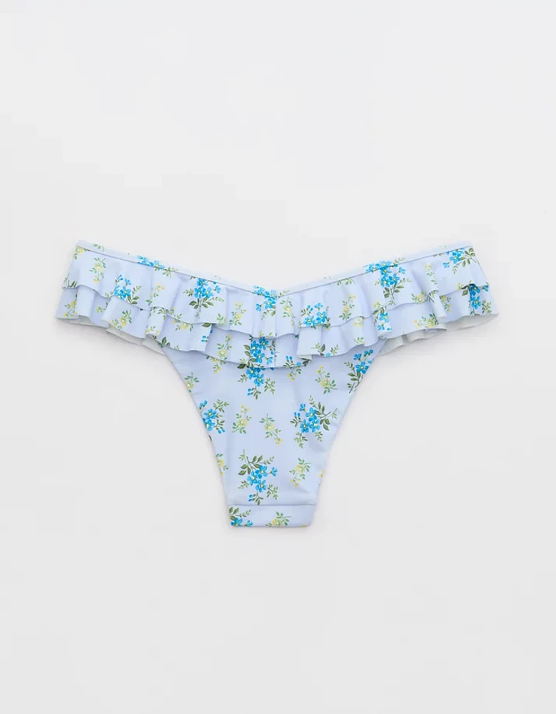 Aerie Ruffle Cheeky Bikini Bottom