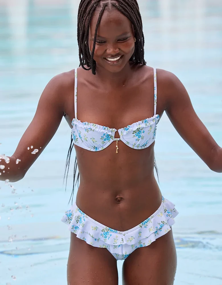 Aerie Ruffle Cheeky Bikini Bottom