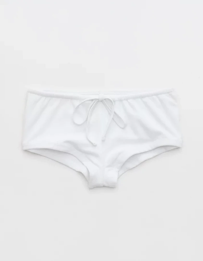 Aerie Terry Boyshort Cheeky Bikini Bottom