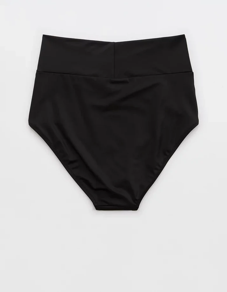 Aerie Crossover High Waisted Bikini Bottom