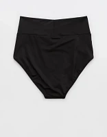 Aerie Crossover High Waisted Bikini Bottom