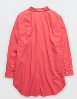 Aerie Linen Blend Coverup Shirt