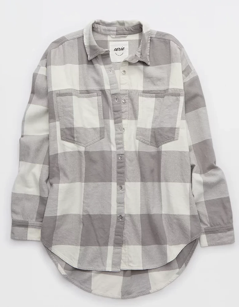 Aerie Anytime Fave Flannel Shirt