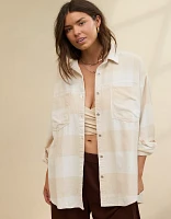 Aerie Anytime Fave Flannel Shirt