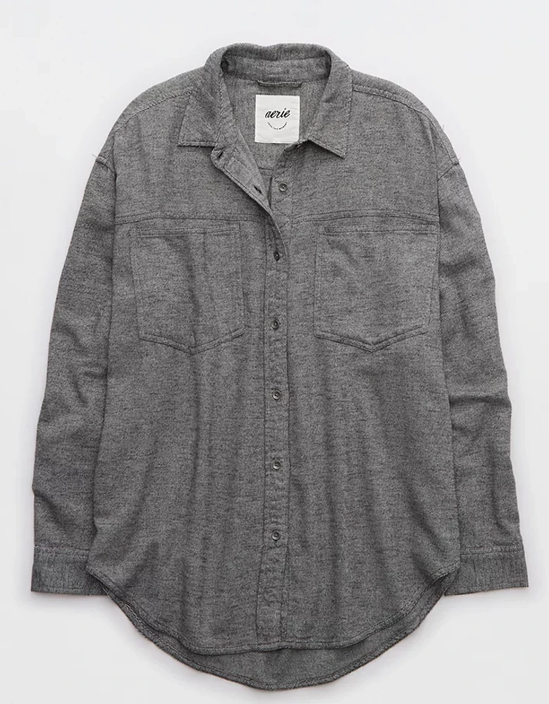 Aerie Anytime Fave Twill Shirt