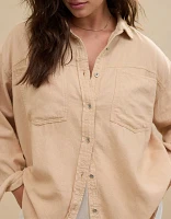 Aerie Anytime Fave Twill Shirt