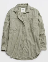 Aerie Anytime Fave Twill Shirt