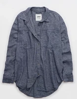 Aerie Anytime Fave Twill Shirt