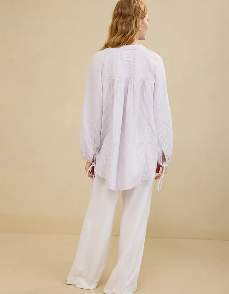 Aerie Daybreak Cover Up Shirt