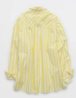 Aerie Good Day Cover Up Button Down Shirt