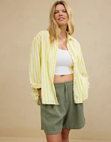 Aerie Good Day Cover Up Button Down Shirt