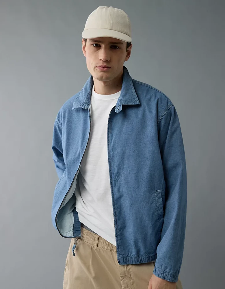 Blouson de club en chambray AE