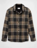 Chemise en flanelle texturée AE