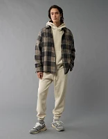 AE Textured Flannel Shirt