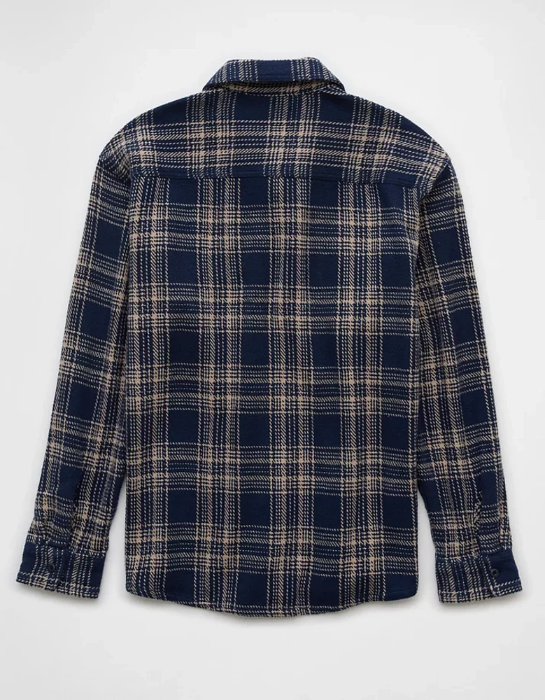Chemise en flanelle texturée AE